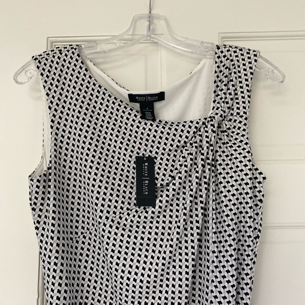 White House Black Market Geometric Sleeveless Dress
